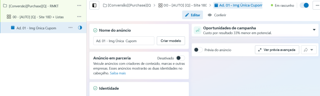 criando anúncios de tráfego pago para ecommerce